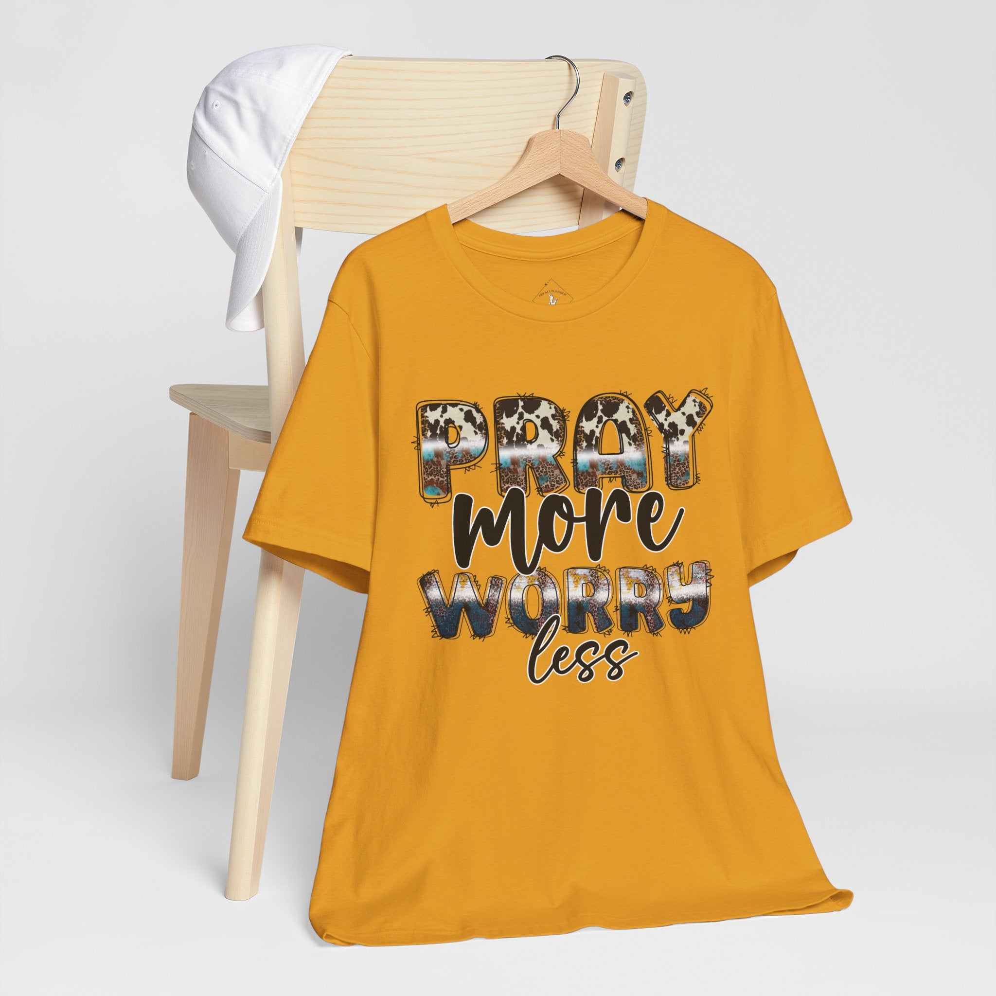 Pray More Worry Less Graphic Tee