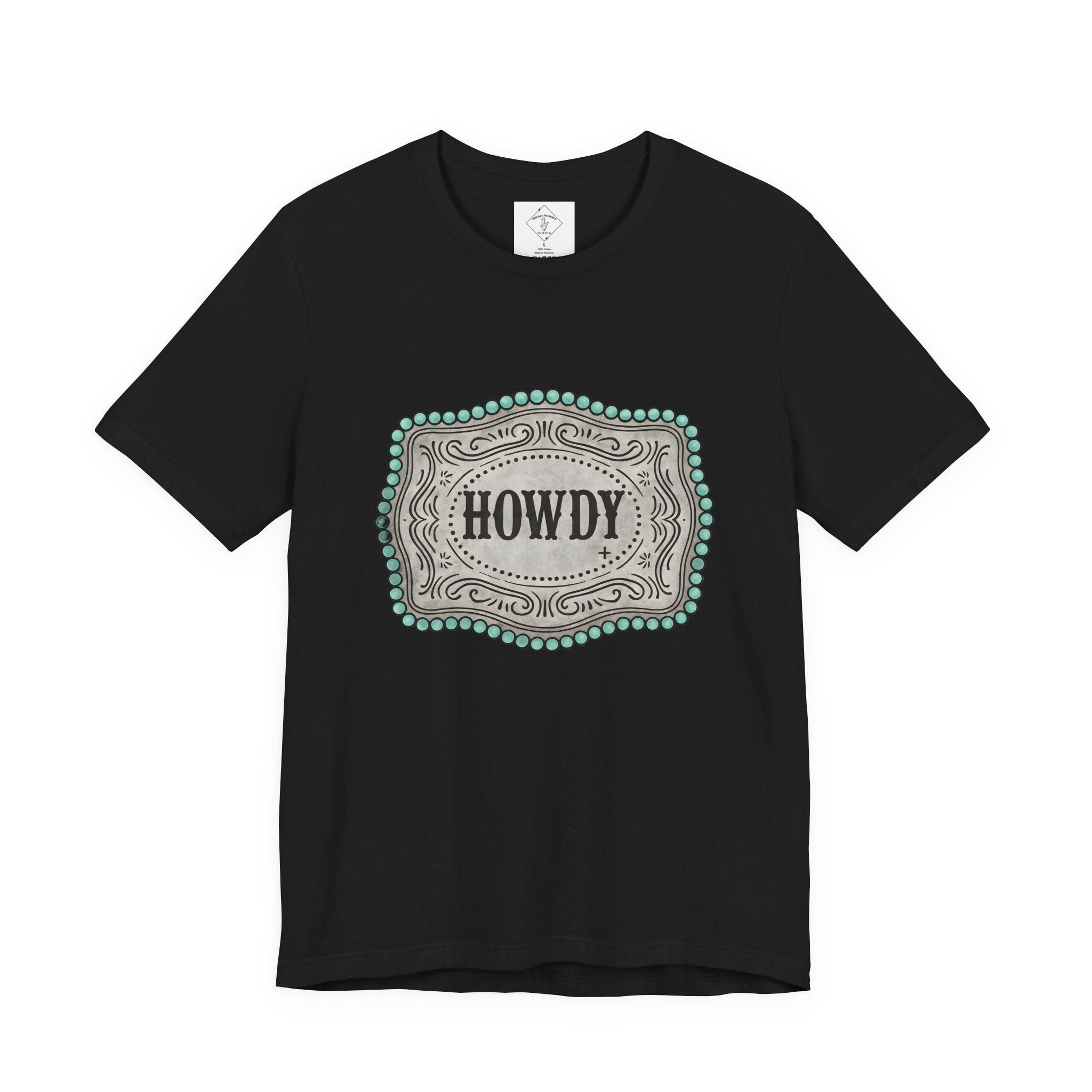 Howdy Western Belt Buckle Graphic Tee