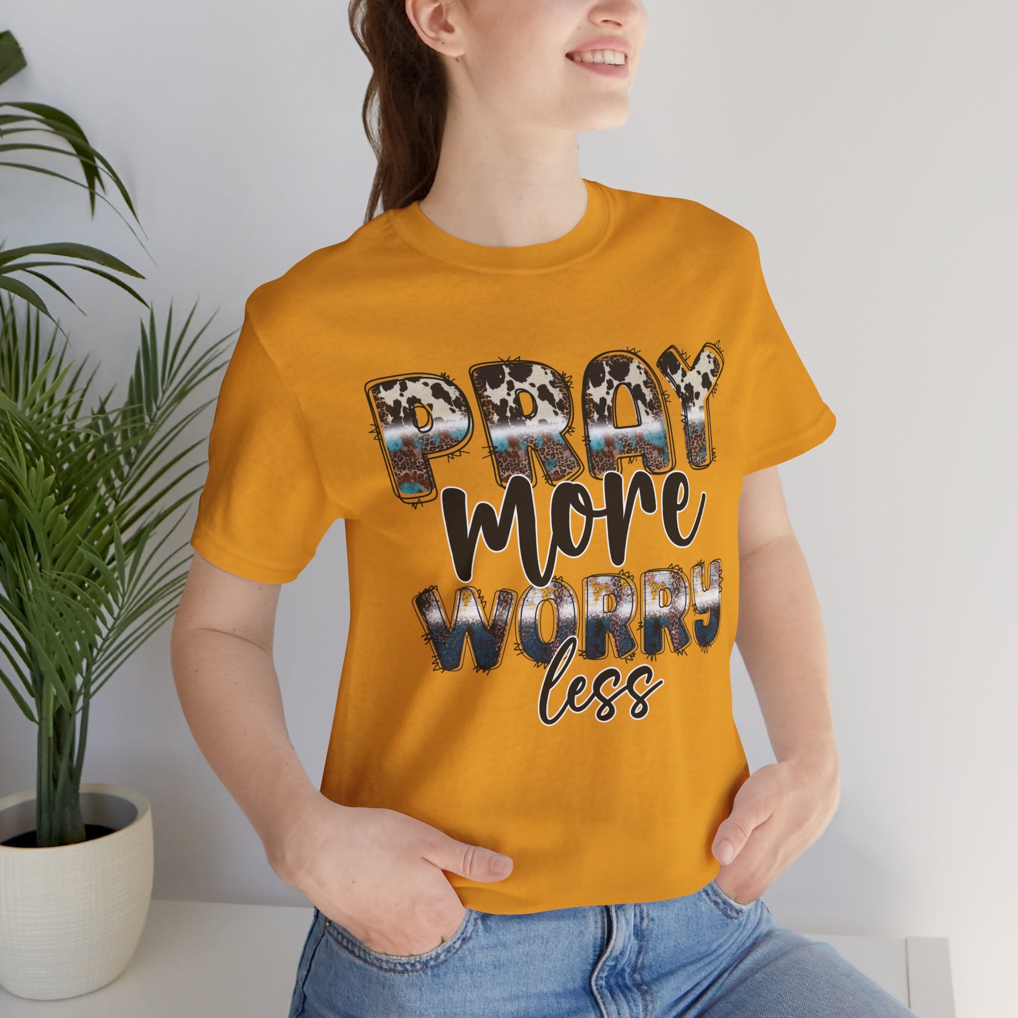 Pray More Worry Less Graphic Tee